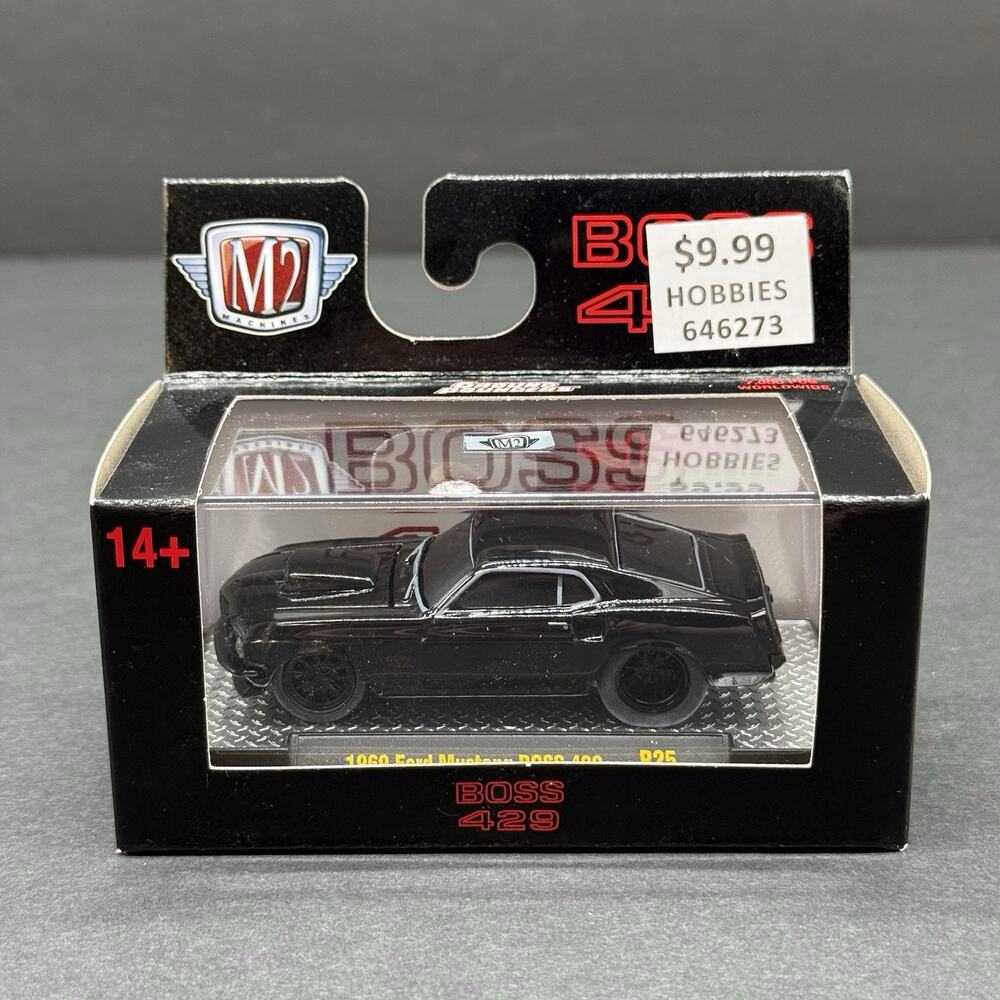M2 Machines Ground Pounders 1969 Ford Mustang Boss 429 1:64 Diecast 1/7000